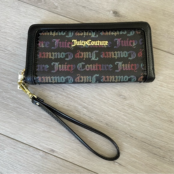 Juicy Couture Handbags - Juicy Couture Rainbow Logo Wallet Wristlet